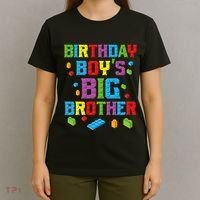 Master Builder Birthday BigBrother Building Blocks T-Shirt thumb 4