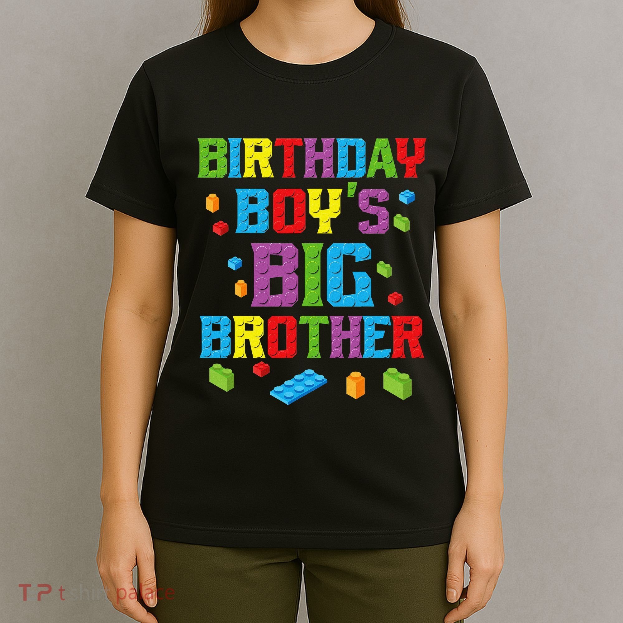 Master Builder Birthday BigBrother Building Blocks T-Shirt