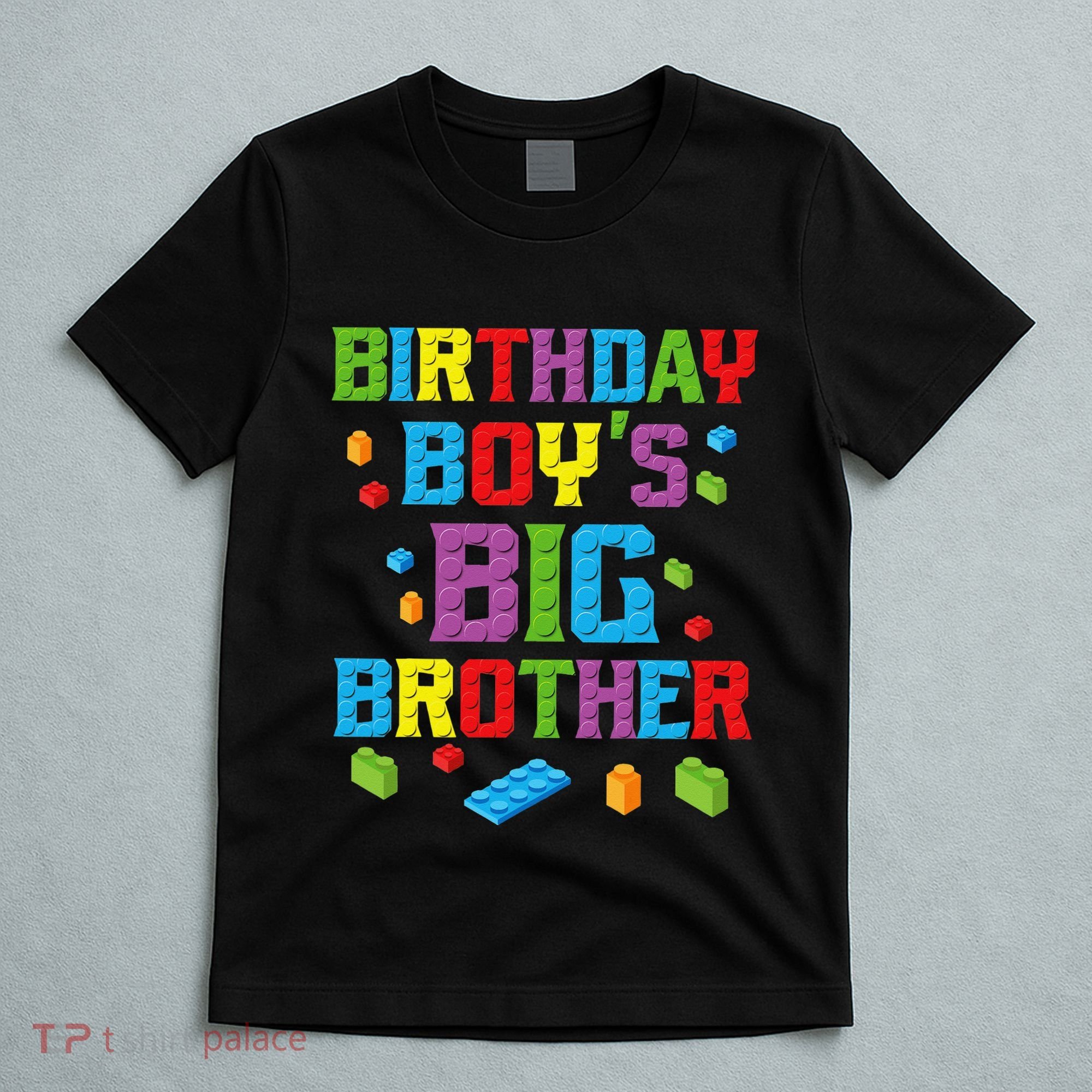 Master Builder Birthday BigBrother Building Blocks T-Shirt