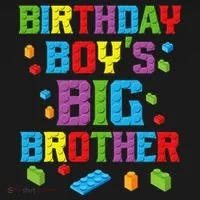 Master Builder Birthday BigBrother Building Blocks Bucket Hat thumb 4
