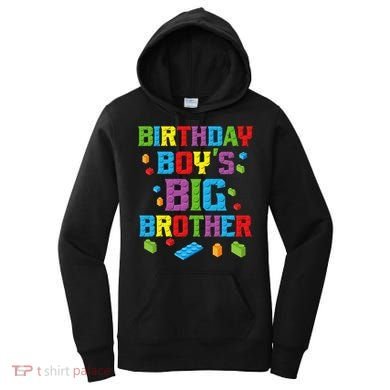 Master Builder Birthday BigBrother Building Blocks Women's Hoodie