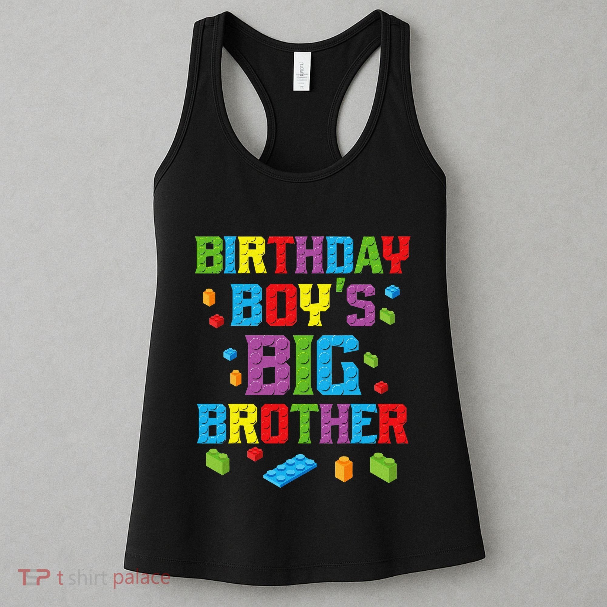 Master Builder Birthday BigBrother Building Blocks Women's Tank Top