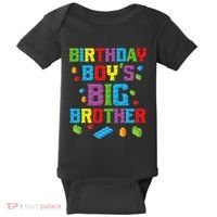 Master Builder Birthday BigBrother Building Blocks Baby Bodysuit thumb 0