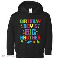 Master Builder Birthday BigBrother Building Blocks Toddler Hoodie thumb 0