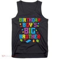 Master Builder Birthday BigBrother Building Blocks Tank Top thumb 0