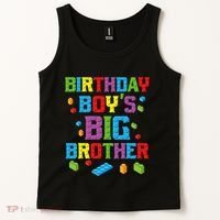 Master Builder Birthday BigBrother Building Blocks Tank Top thumb 2