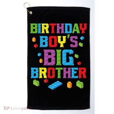Master Builder Birthday BigBrother Building Blocks Golf Towel