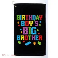 Master Builder Birthday BigBrother Building Blocks Golf Towel thumb 0