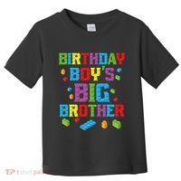 Master Builder Birthday BigBrother Building Blocks Toddler T-Shirt thumb 0