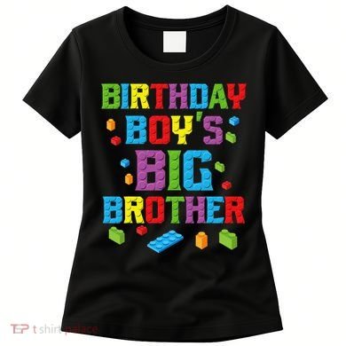 Master Builder Birthday BigBrother Building Blocks Women's T-Shirt