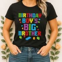Master Builder Birthday BigBrother Building Blocks Women's T-Shirt thumb 2