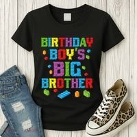 Master Builder Birthday BigBrother Building Blocks Women's T-Shirt thumb 3
