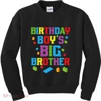 Master Builder Birthday BigBrother Building Blocks Kids Sweatshirt thumb 0