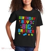 Master Builder Birthday BigBrother Building Blocks Kids T-Shirt thumb 2