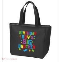 Master Builder Birthday BigBrother Building Blocks Tote Bag thumb 3