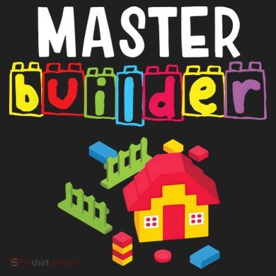 Master Builder Building Blocks Brick Builders Toys Gift Women's Dry Zone Grid Polo