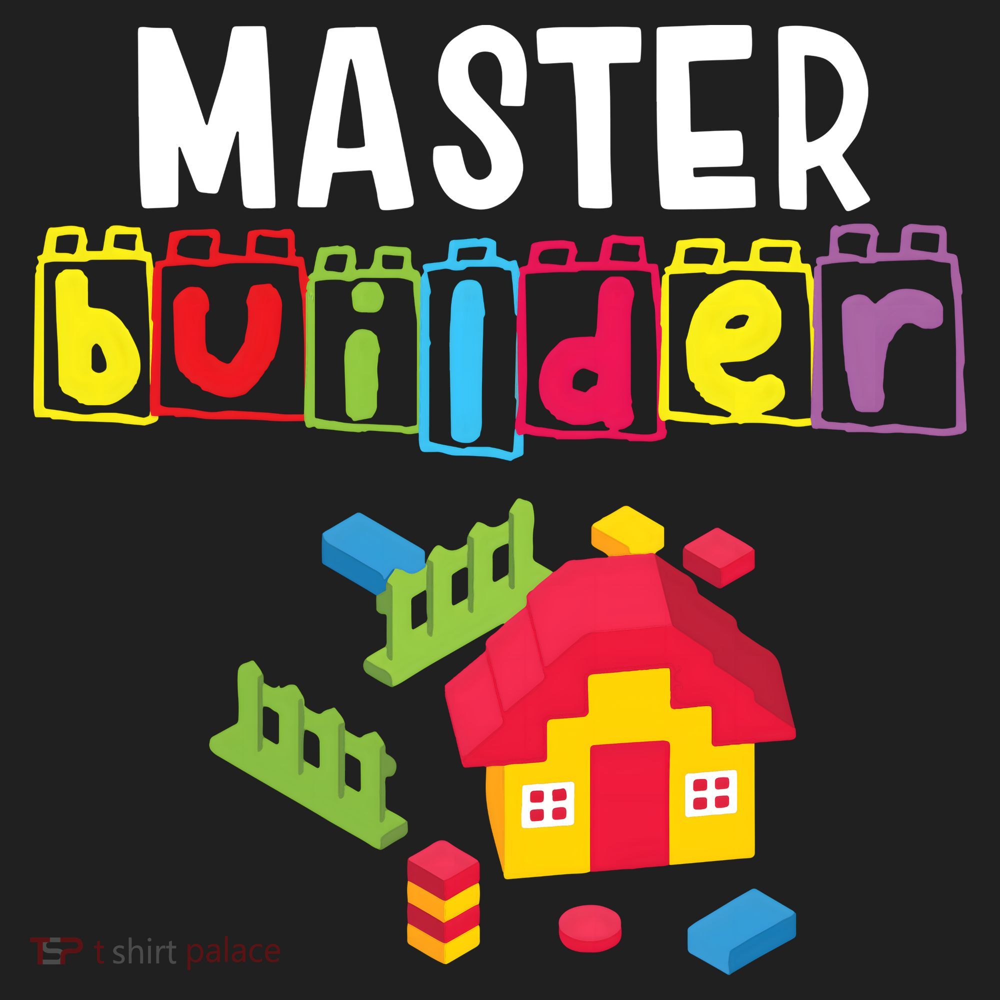 Master Builder Building Blocks Brick Builders Toys Gift Sport-Tek Posi-UV Pro Polo
