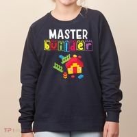 Master Builder Building Blocks Brick Builders Toys Gift Women's Sweatshirt thumb 0
