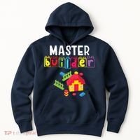 Master Builder Building Blocks Brick Builders Toys Gift Hoodie thumb 0