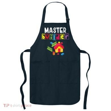 Master Builder Building Blocks Brick Builders Toys Gift Apron
