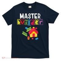 Master Builder Building Blocks Brick Builders Toys Gift T-Shirt thumb 0