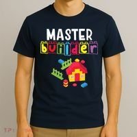 Master Builder Building Blocks Brick Builders Toys Gift T-Shirt thumb 3