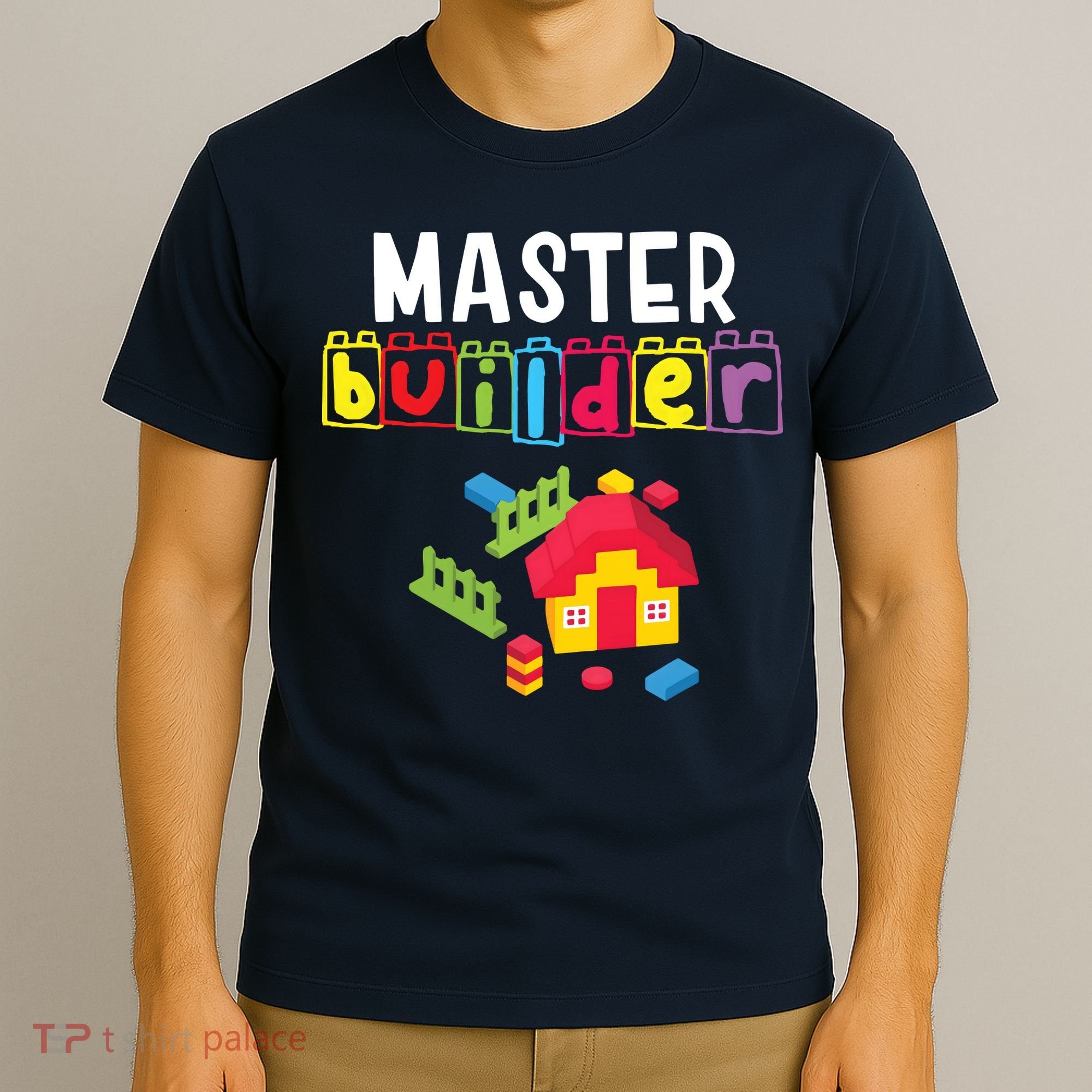 Master Builder Building Blocks Brick Builders Toys Gift T-Shirt