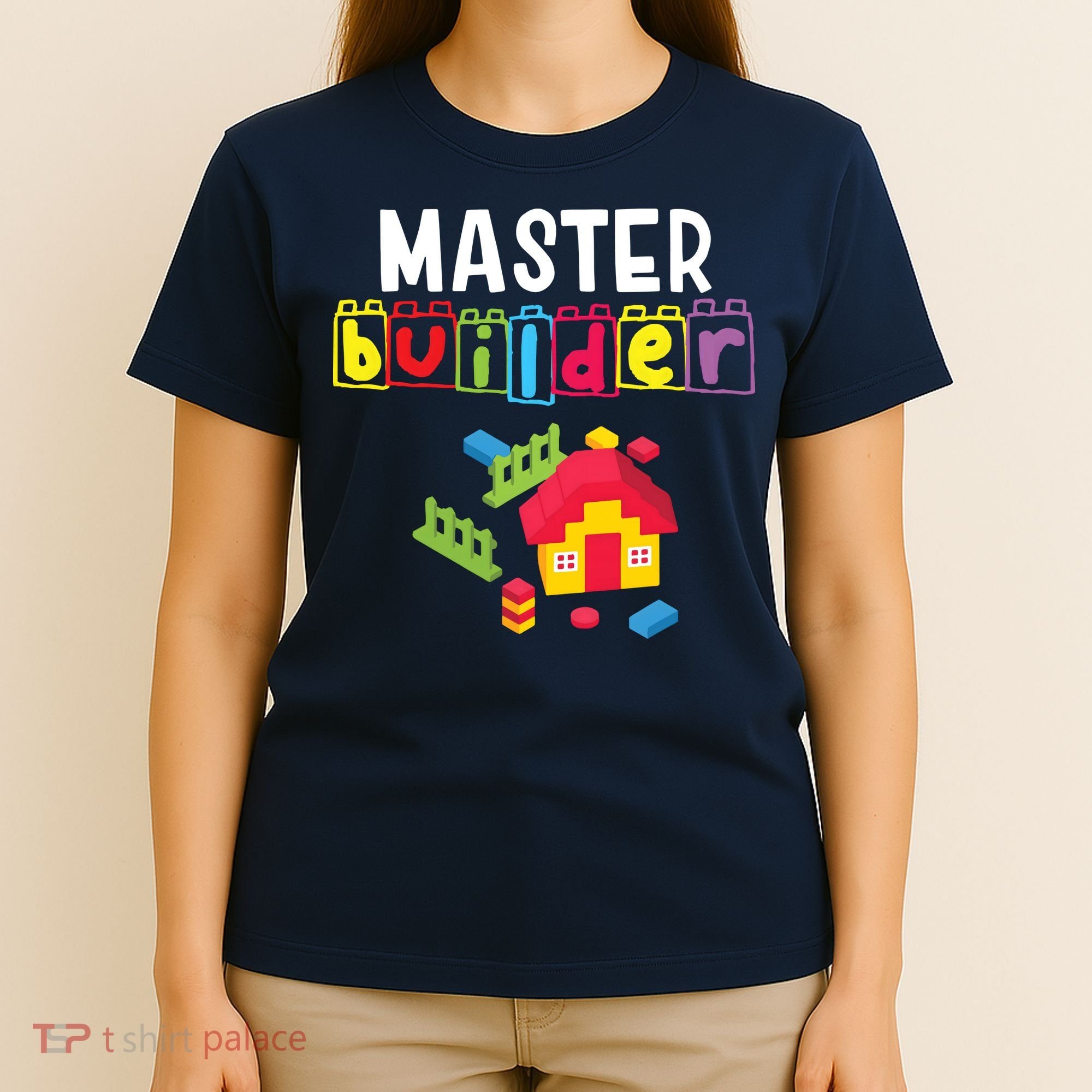 Master Builder Building Blocks Brick Builders Toys Gift T-Shirt