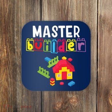 Master Builder Building Blocks Brick Builders Toys Gift Coaster