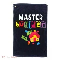 Master Builder Building Blocks Brick Builders Toys Gift Golf Towel thumb 0