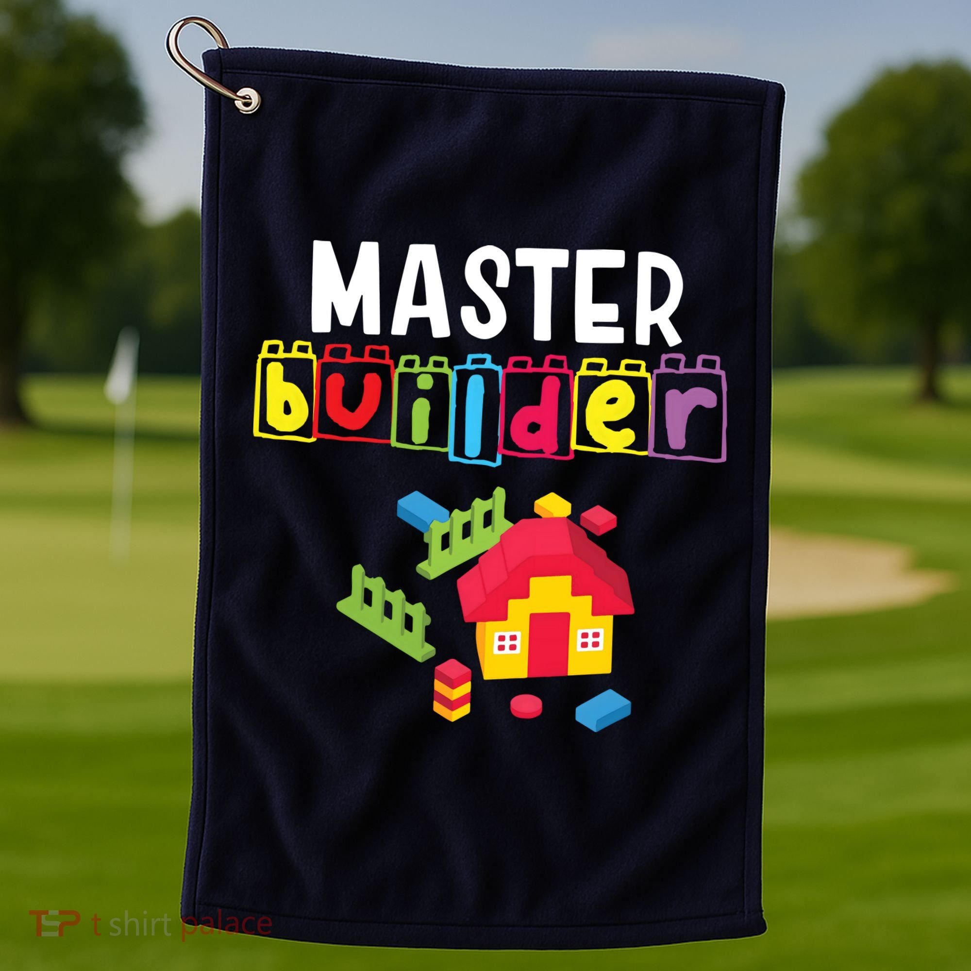 Master Builder Building Blocks Brick Builders Toys Gift Golf Towel