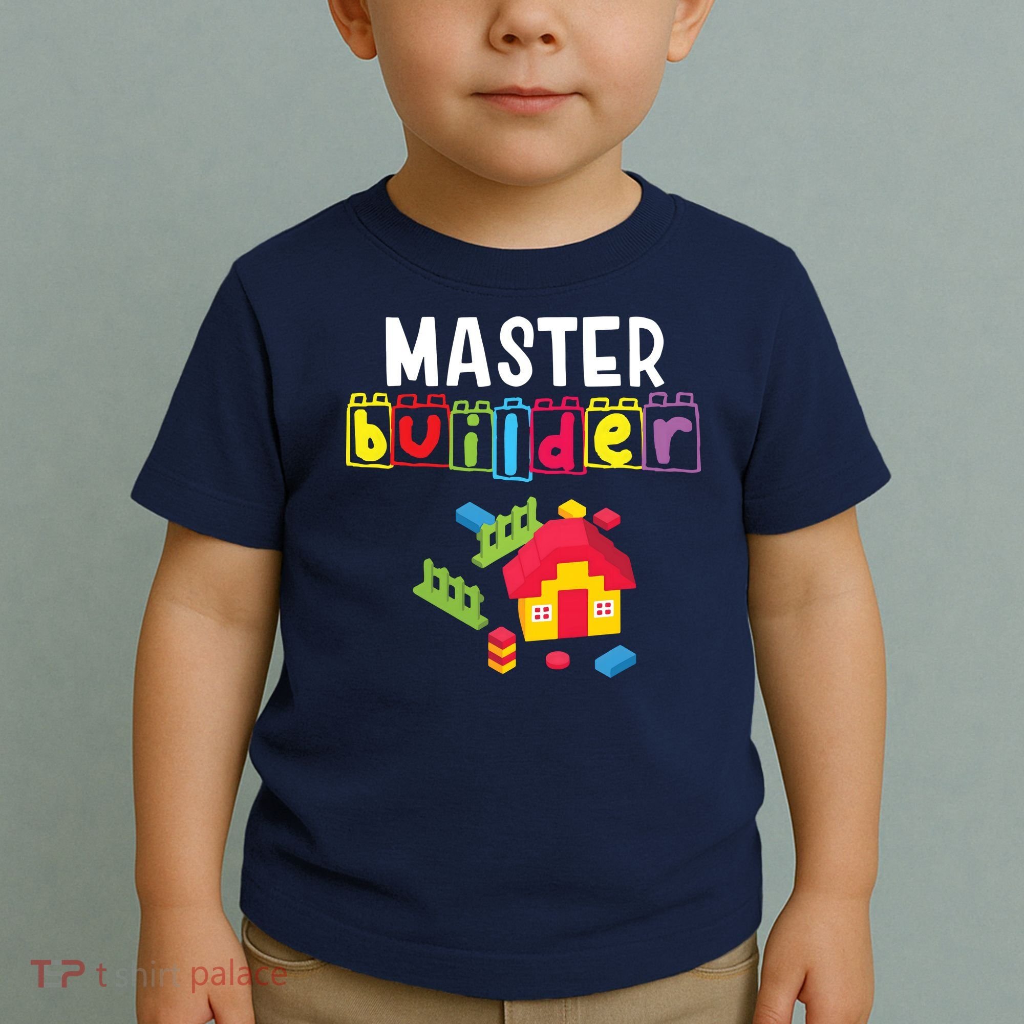Master Builder Building Blocks Brick Builders Toys Gift Toddler T-Shirt
