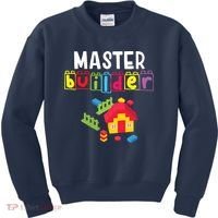 Master Builder Building Blocks Brick Builders Toys Gift Kids Sweatshirt thumb 0