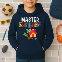 Master Builder Building Blocks Brick Builders Toys Gift Kids Hoodie thumb 2