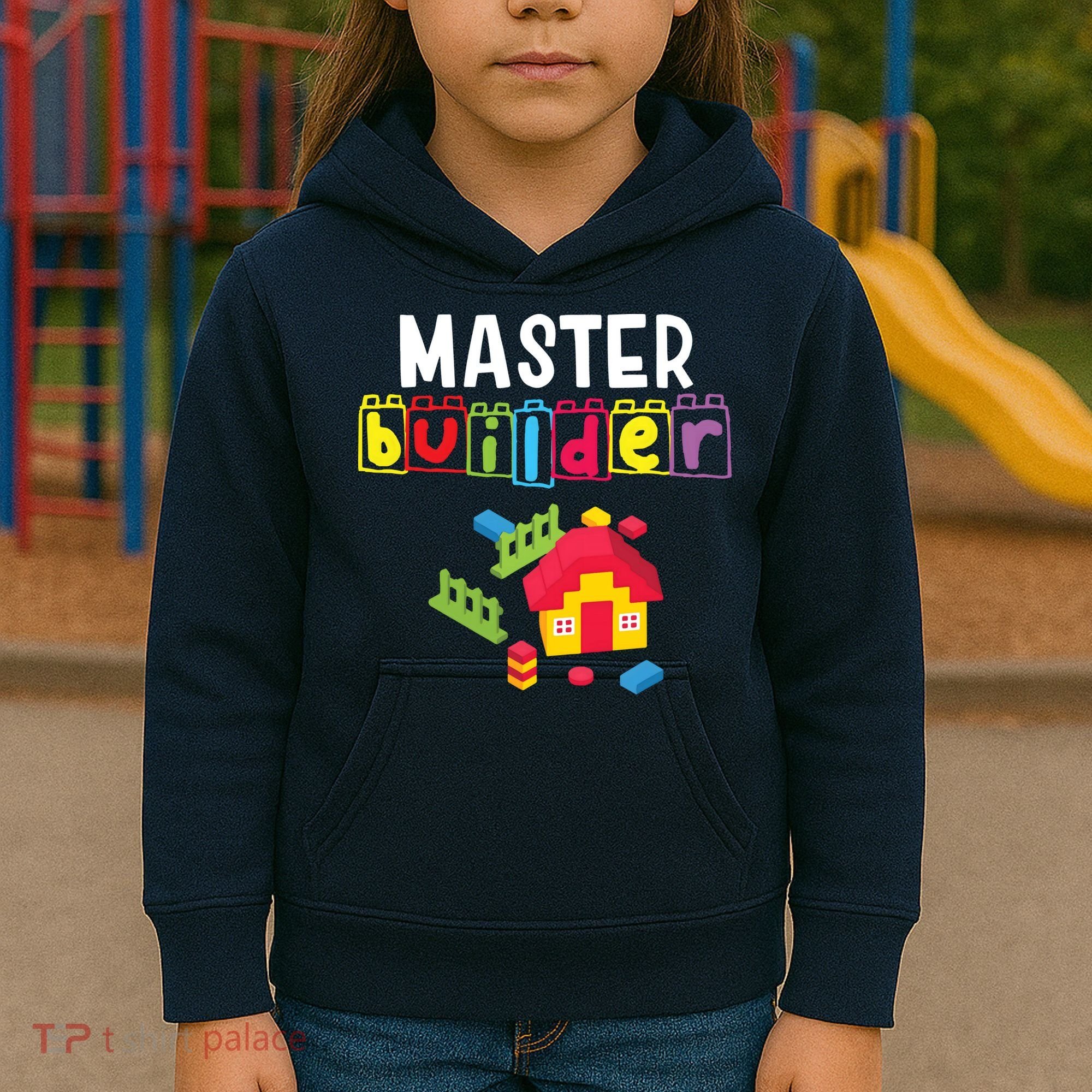 Master Builder Building Blocks Brick Builders Toys Gift Kids Hoodie
