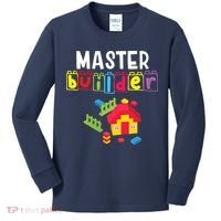 Master Builder Building Blocks Brick Builders Toys Gift Kids Long Sleeve Shirt thumb 0