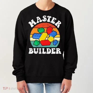 Master Builder Building Blocks Brick Toy Master Builder Women's Sweatshirt