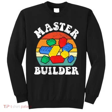 Master Builder Building Blocks Brick Toy Master Builder Sweatshirt