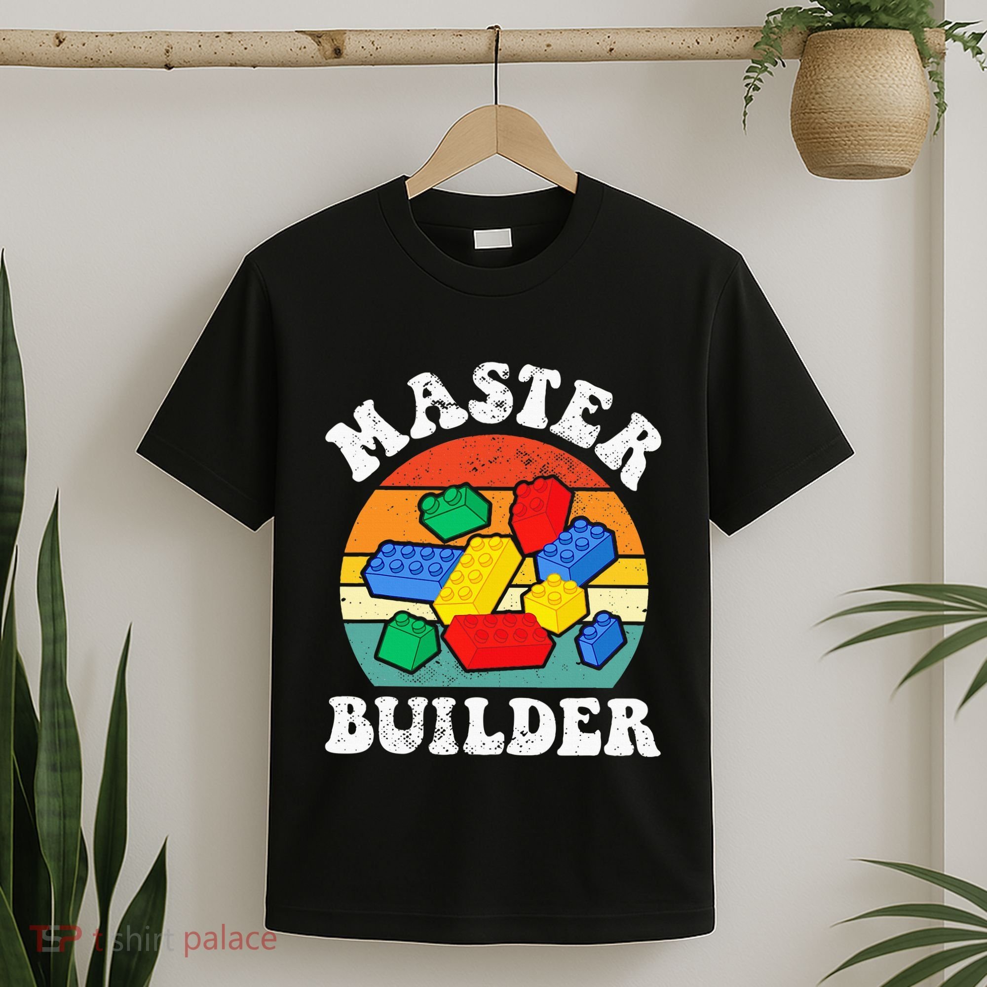 Master Builder Building Blocks Brick Toy Master Builder T-Shirt