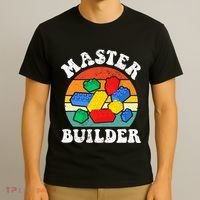 Master Builder Building Blocks Brick Toy Master Builder T-Shirt thumb 3