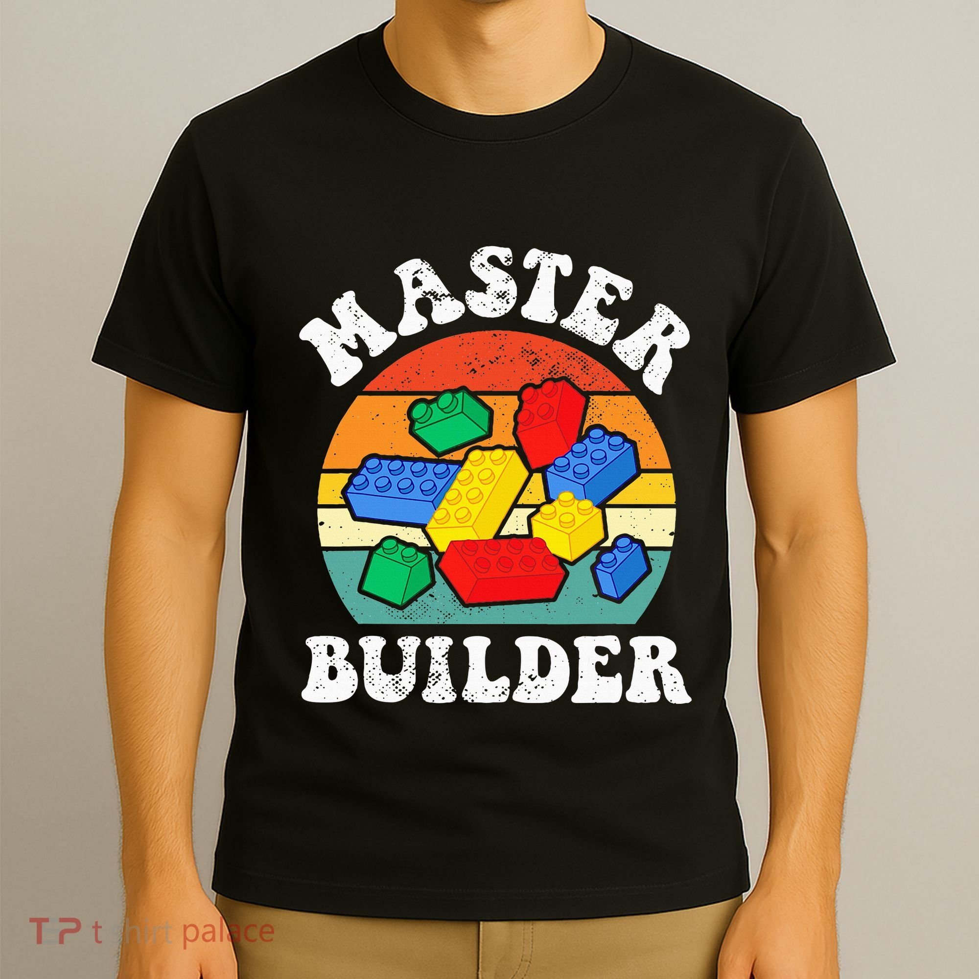 Master Builder Building Blocks Brick Toy Master Builder T-Shirt