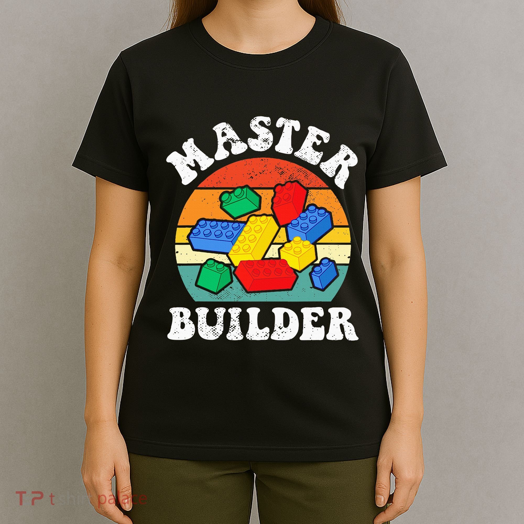 Master Builder Building Blocks Brick Toy Master Builder T-Shirt