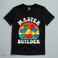 Master Builder Building Blocks Brick Toy Master Builder T-Shirt thumb 5