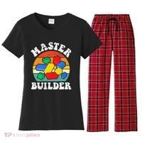 Master Builder Building Blocks Brick Toy Master Builder Women's Flannel Pajama Set thumb 0