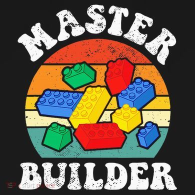 Master Builder Building Blocks Brick Toy Master Builder Women's Flannel Pajama Set