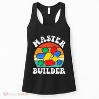 Master Builder Building Blocks Brick Toy Master Builder Women's Tank Top thumb 0