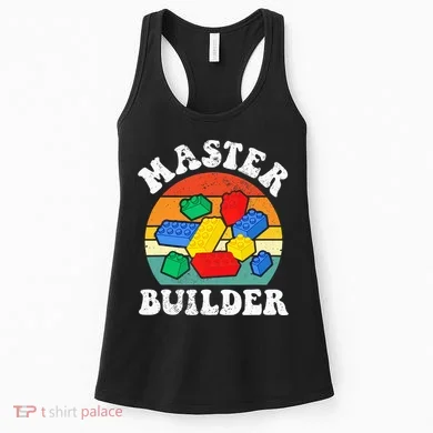 Master Builder Building Blocks Brick Toy Master Builder Women's Tank Top