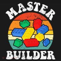 Master Builder Building Blocks Brick Toy Master Builder Baby Bodysuit thumb 2