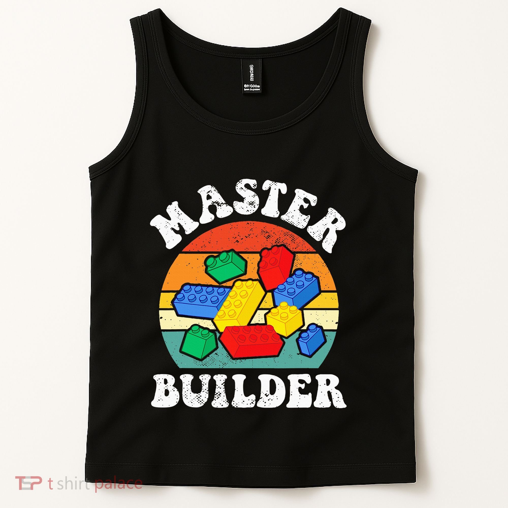 Master Builder Building Blocks Brick Toy Master Builder Tank Top