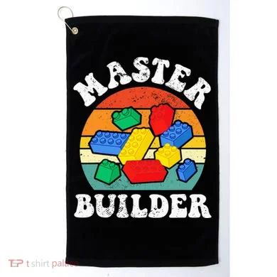 Master Builder Building Blocks Brick Toy Master Builder Golf Towel